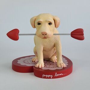 Greenwich Workshop Will Bullas - Puppy Lover… Dog Porcelain Figurine Valentines